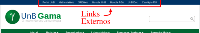 Tutorial novo portal links externos display